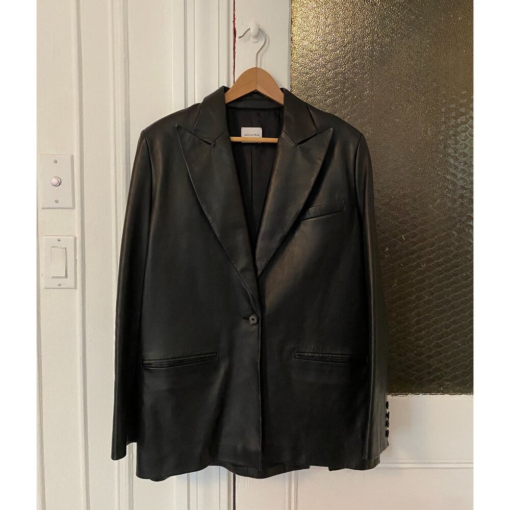 Magda Butrym Leather Blazer